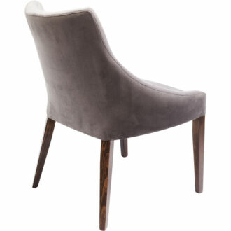 83208 kare design mode дизайнерски трапезен стол тапициран стол каре стол сив плюш луксозно обзавеждане каре мебели каре
