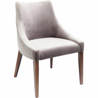 83208 kare design mode дизайнерски трапезен стол тапициран стол каре стол сив плюш луксозно обзавеждане каре мебели каре