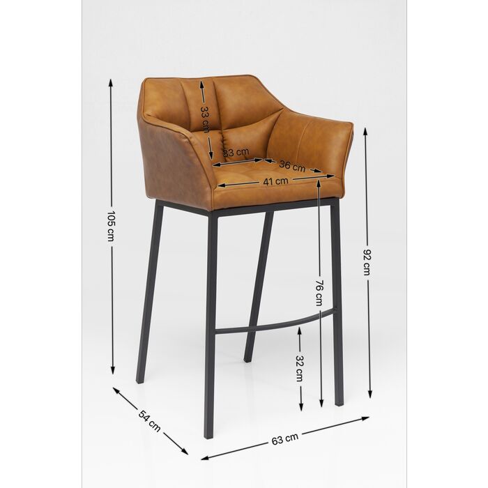 83693 kare design thinktank дизайнерски бар стол кожен бар стол тапициран бар стол луксозно обзавеждане мебели каре