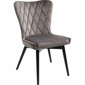 83993 kare design дизайнерски стол плюшен стол сив стол луксозно обзавеждане мебели каре