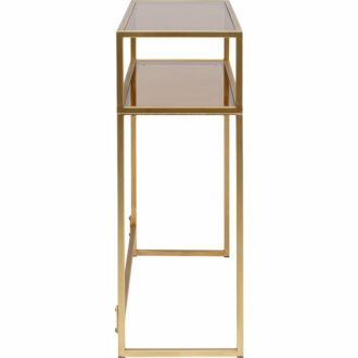 85842 kare design loft gold дизайнерска конзола златна конзола стъклена конзола луксозно обзавеждане каре
