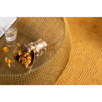 82785 kare design cesta gold дизайнерска маса за кафе златна масичка маса стъкло луксозно обзавеждане мебели каре