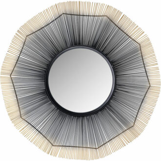80952 kare design sunflower mirror дизайнерско златно огледало кръгло огледало каре луксозни мебели каре