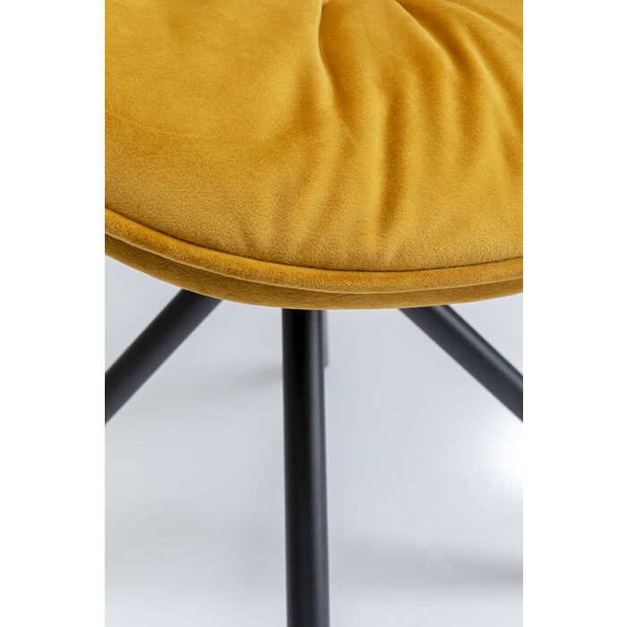 84853 kare design mila chair дизайнерски стол трапезен стол жънт плюш тапицерия кадифе луксозен стол дизайнерско обзавеждане каре луксозни мебели