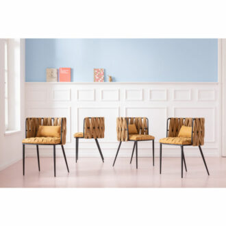 83643 kare design cheerio дизайнерски трапезен стол оранжев стол модерен стил столове луксозно обзавеждане дизайнерски мебели каре