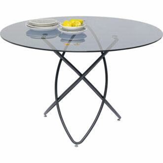 85673 kare design black table дизайнерска трапезна маса модерен дизайн черна стъклена маса луксозна маса луксозно обзавеждане дизайнерски мебели каре