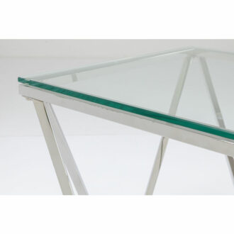 85031 kare design cristallo side table дизайнерска масичка сребърна масичка стъклена маса луксозно обзавеждане дизайнерски мебели каре
