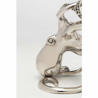 61485 kare design octopus дизайнерска декорация за маса поставка за вино сребърна декорация луксозно обзавеждане дизайнерски мебели каре