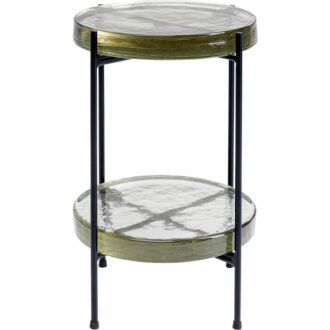 85733 kare design ice double дизайнерска помощна маса стъклена маса нощно шкафче луксозно обзавеждане дизайнерски мебели Каре