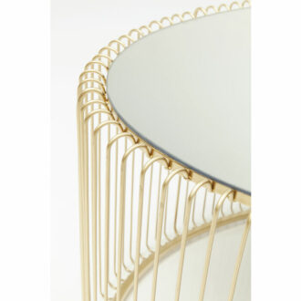 84518 kare design wire uno brass coffe table дизайнерска маса за кафе златна холна маса луксозно обзавеждане каре дизайнерски мебели каре