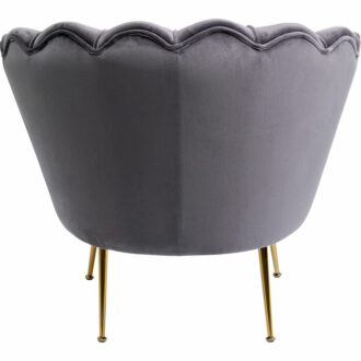 85671 kare design water lily дизайнерско кресло сиво златно кресло луксозно обзавеждане мебели каре
